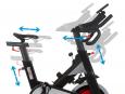 Cyklotrenažér Hammer Finnlo Maximum Speedbike PRO možnost nastavení